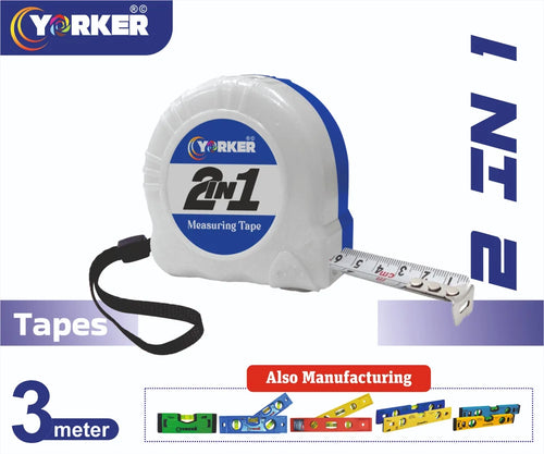 2 in 1 Steel Measuring Tape