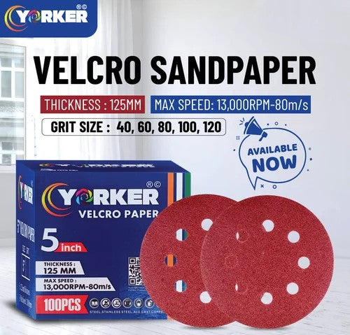 Velcro Sandpaper 125mm