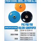 Pvc Pad For Velcro Sandpaper (Thin)