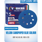 Velcro Sandpaper Blue Colour