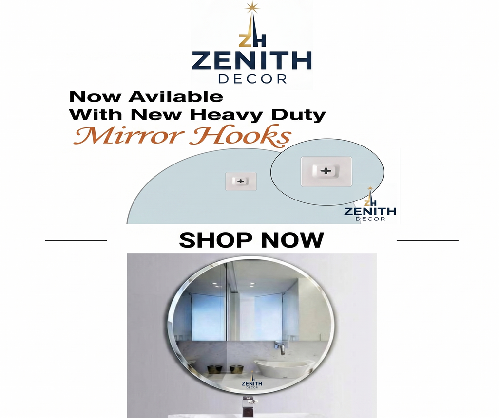 Ovala Bevel-Luxe Pill & Capsule Mirror | Up to 1-Inch Machine Bevel | HD Copper-Free Reflection | Custom Size