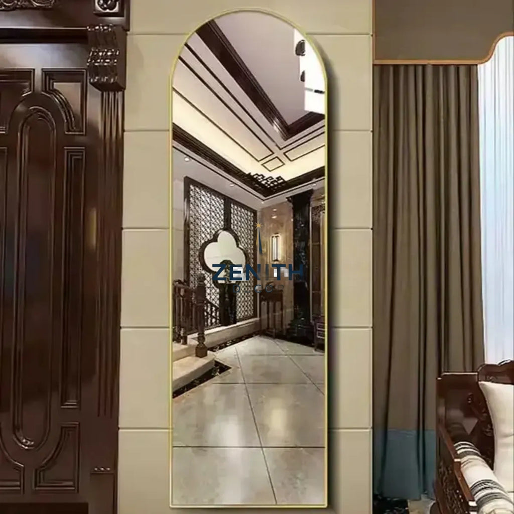 Aethel Arched Mirror | Multi-Finish Architectural Collection | 5mm Copper-Free HD Silver Mirror