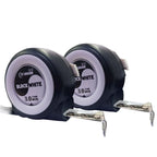 Black White Steel Measuring Tape