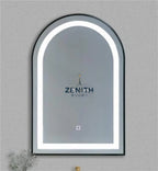 Lumen-Aethel Arched LED Mirror | Multi-Spectrum Smart Lighting | 5mm Copper-Free HD Silver Vanity