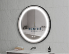 Lumen-Orbita Circular LED Mirror | Multi-Spectrum Smart Lighting | 5mm Copper-Free HD Silver Vanity
