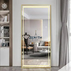 Lumen-Recta Rectangular LED Mirror | Multi-Spectrum Smart Lighting | 5mm Copper-Free HD Silver Vanity