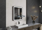 Lumen-Recta Rectangular LED Mirror | Multi-Spectrum Smart Lighting | 5mm Copper-Free HD Silver Vanity