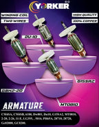 Armature GCO-200 - ARMATURE GCO-200 - Yorker Spare Parts