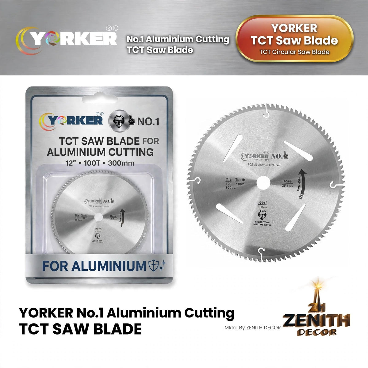 No.1 Aluminium Cutting TCT Saw Blade