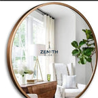 Orbita Circular Mirror | Multi-Finish Architectural Collection | 5mm Copper-Free HD Silver Mirror