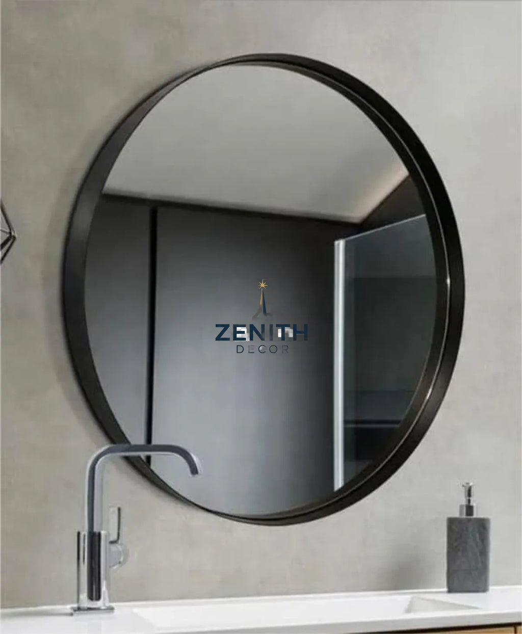 Orbita Circular Mirror | Multi-Finish Architectural Collection | 5mm Copper-Free HD Silver Mirror