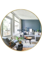 Orbita Circular Mirror | Multi-Finish Architectural Collection | 5mm Copper-Free HD Silver Mirror