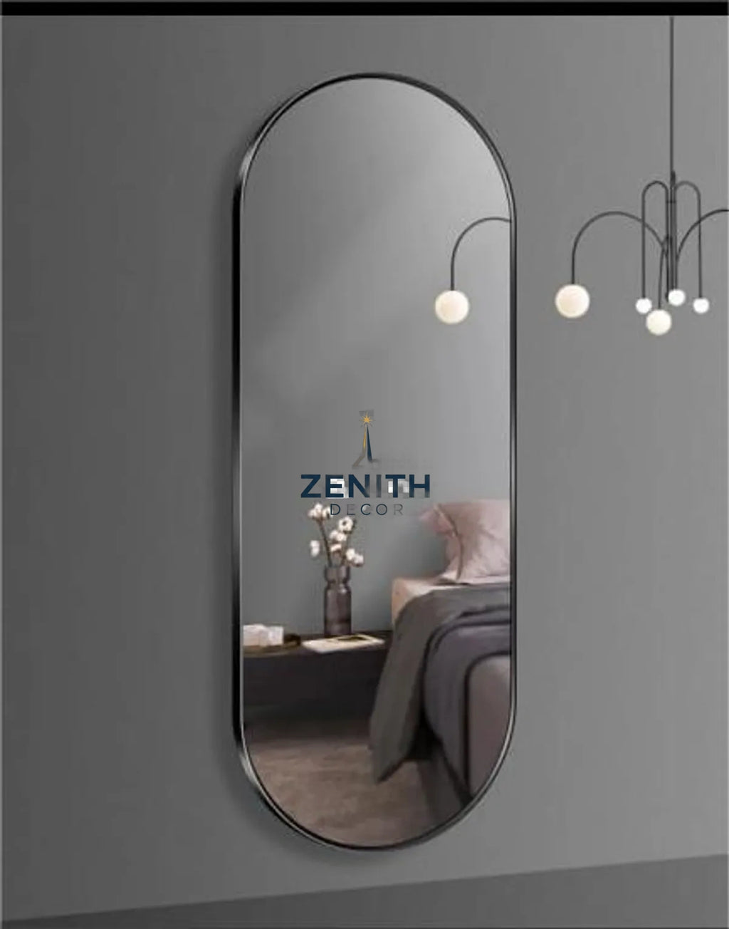 Ovala Pill & Oval Mirror | Multi-Finish Architectural Collection | 5mm Copper-Free HD Silver Mirror