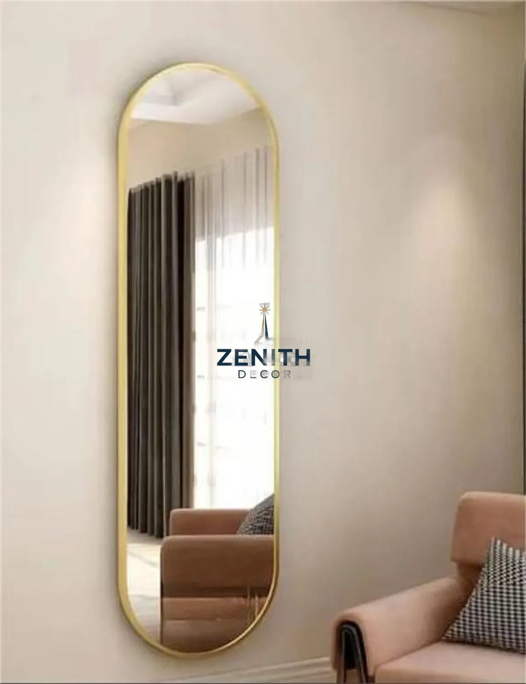 Ovala Pill & Oval Mirror | Multi-Finish Architectural Collection | 5mm Copper-Free HD Silver Mirror