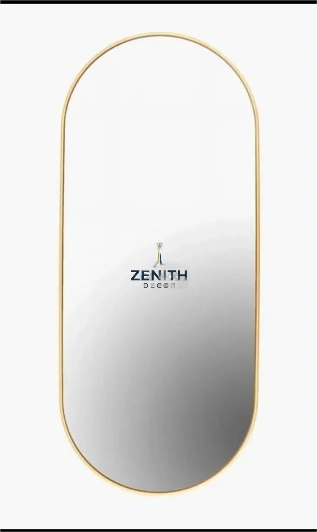 Ovala Pill & Oval Mirror | Multi-Finish Architectural Collection | 5mm Copper-Free HD Silver Mirror