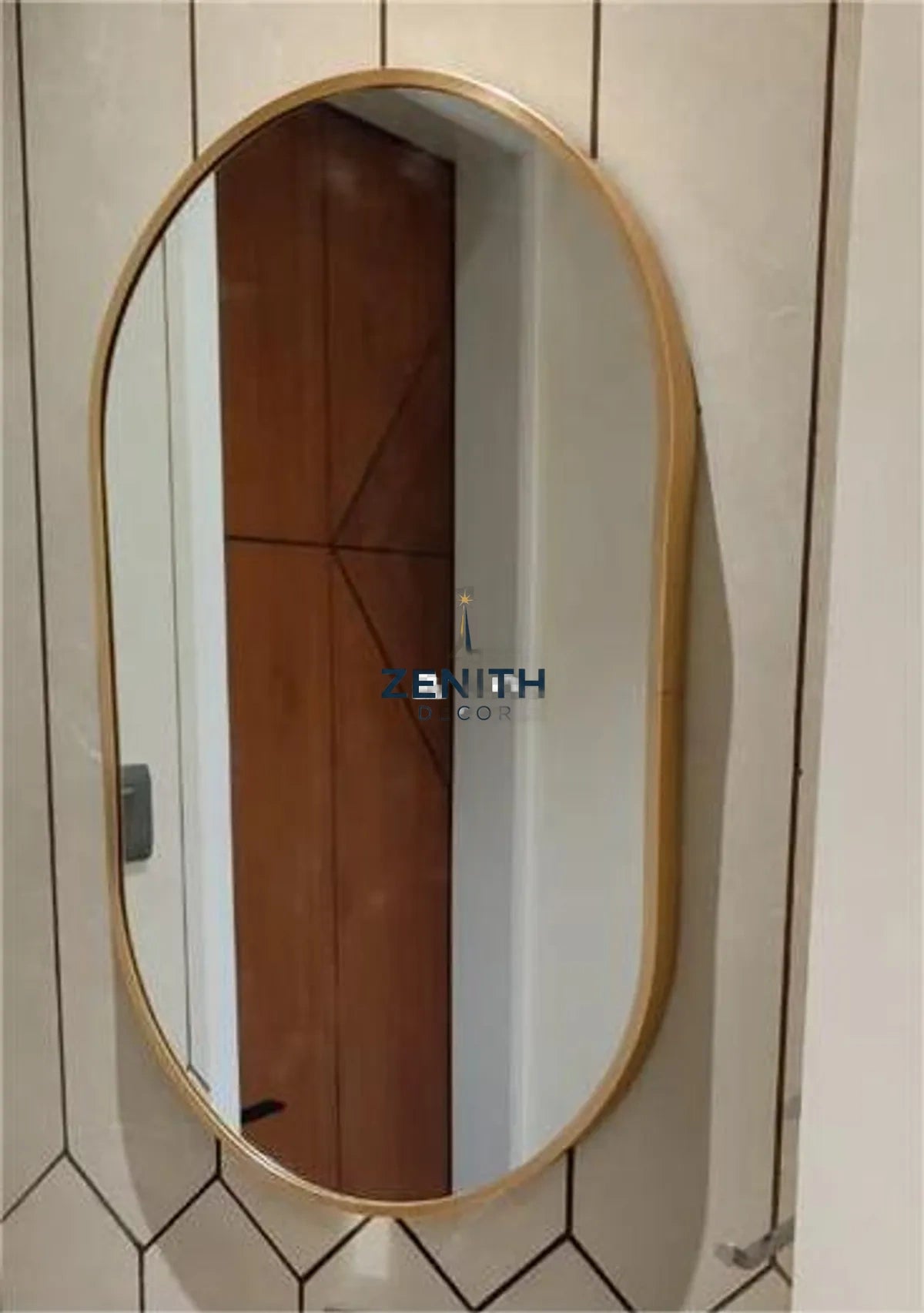 Ovala Pill & Oval Mirror | Multi-Finish Architectural Collection | 5mm Copper-Free HD Silver Mirror