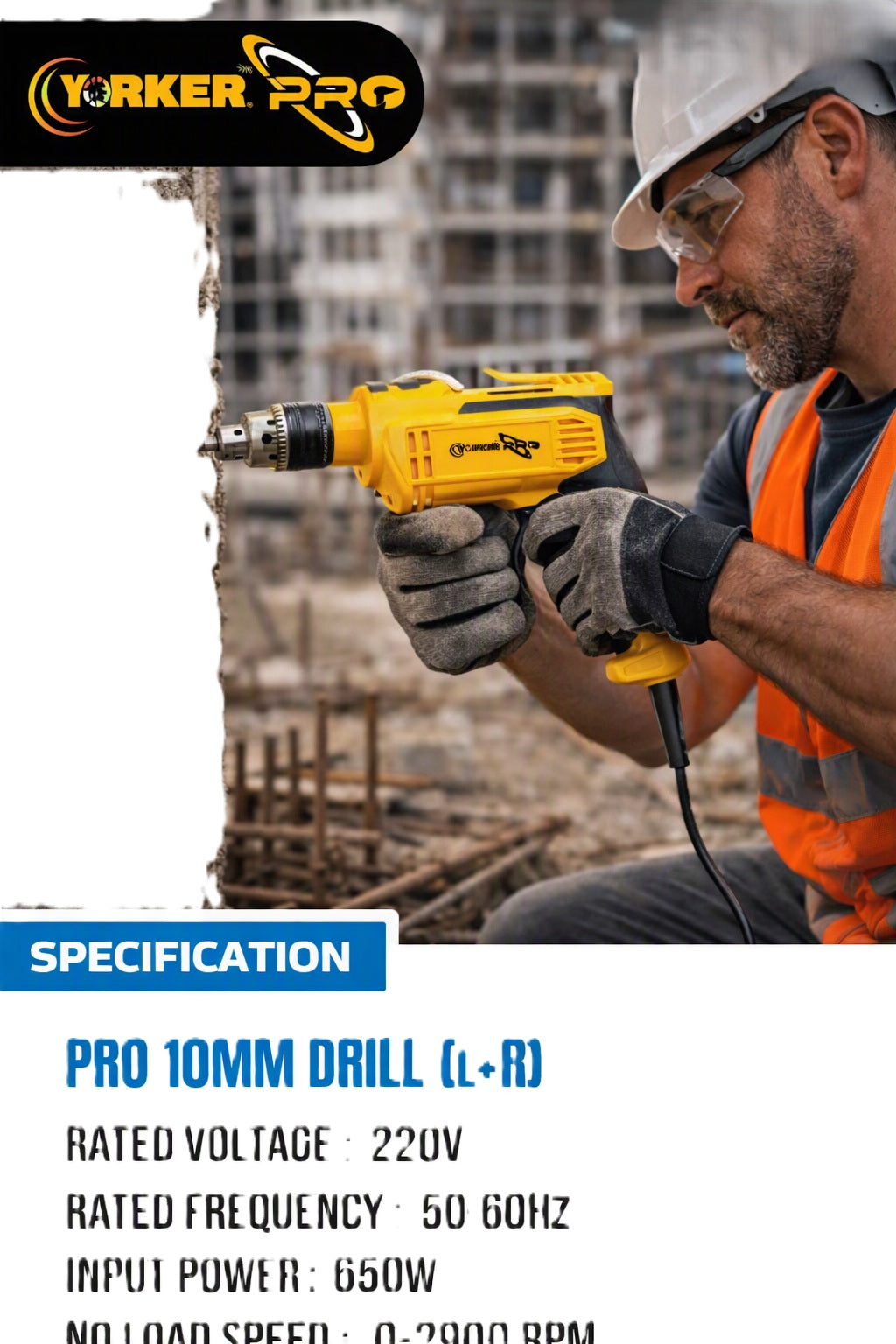 Pro 13 MM Impact Drill 900W
