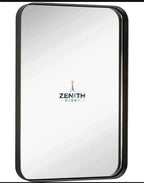 Recta Minimalist Rectangular Mirror | Multi-Finish Architectural Collection | 5mm Copper-Free HD Silver Mirror