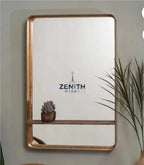 Recta Minimalist Rectangular Mirror | Multi-Finish Architectural Collection | 5mm Copper-Free HD Silver Mirror