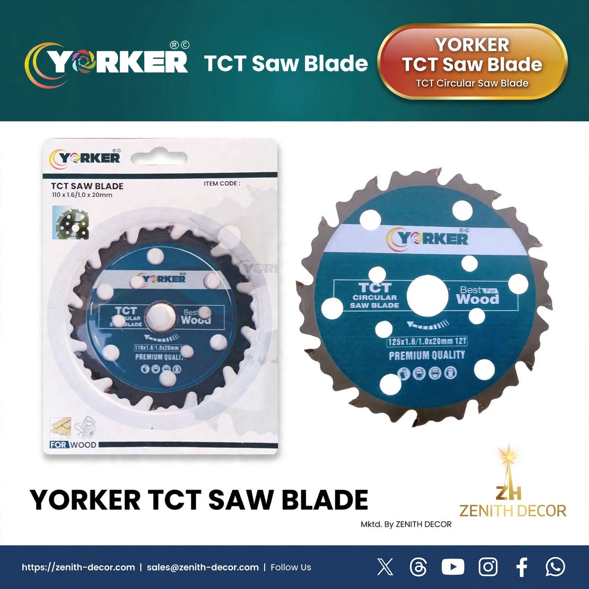 Yorker TCT Saw Blade