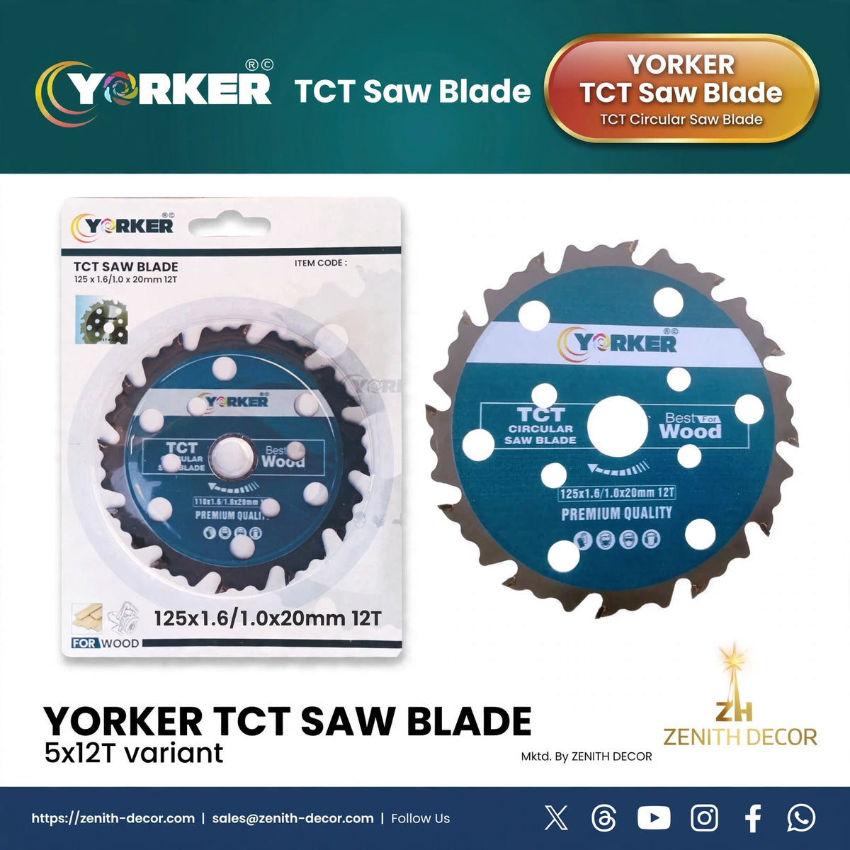Yorker TCT Saw Blade