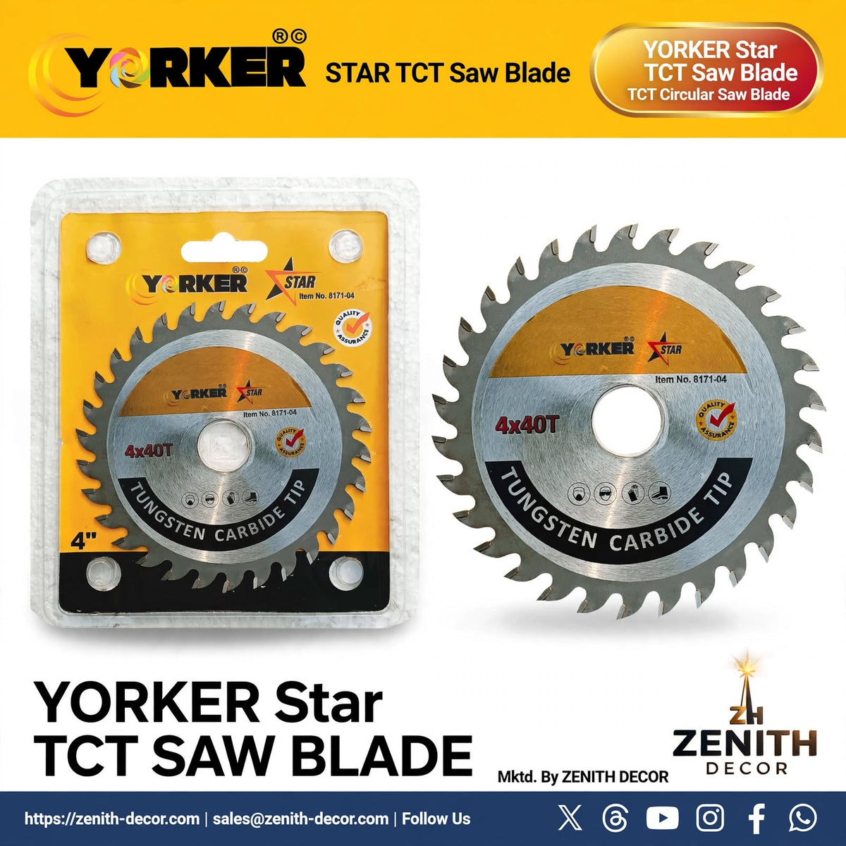 Yorker star TCT Saw Blade