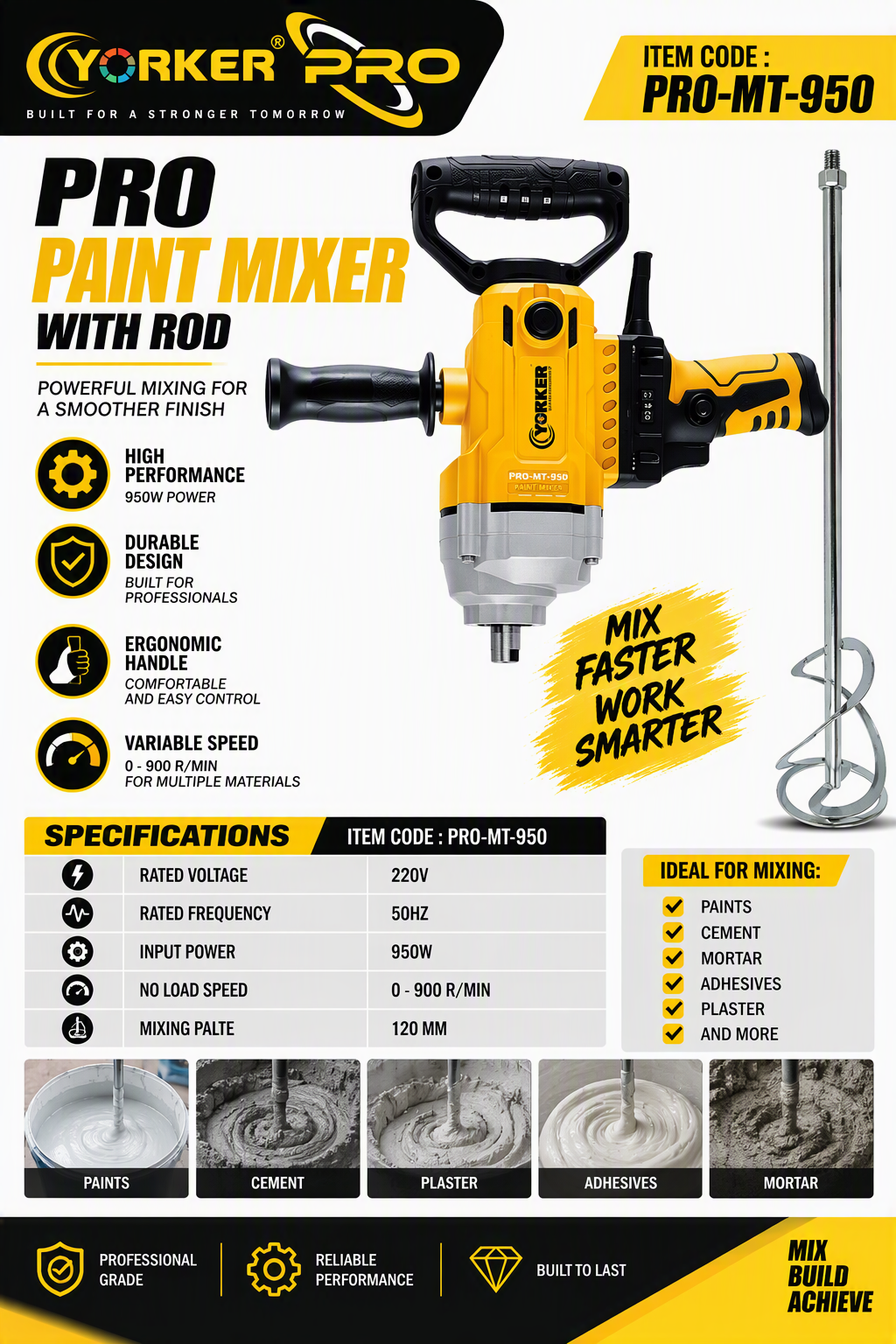 Paint Mixer Machine 950W