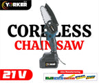 Cordless Chain Saw 10 inch 21V