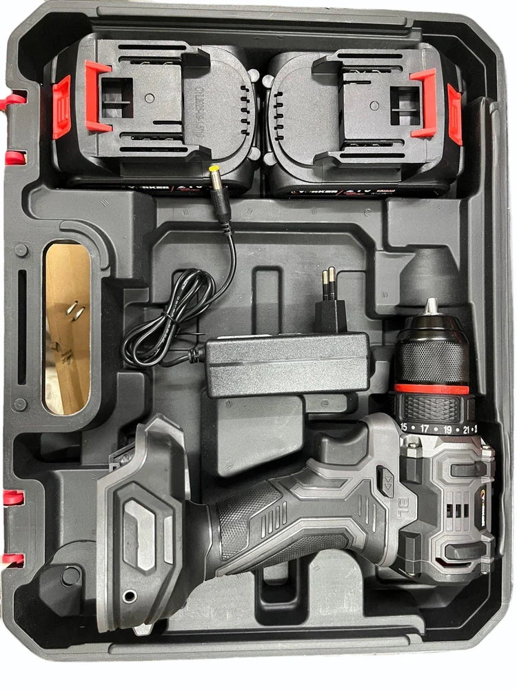 Cordless Drill With Accessories Box