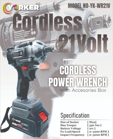 Cordless Power Wrench 21V