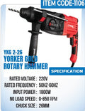 Yorker Gold Rotary (Hammer) - YKG 2-26 - Yorker Gold