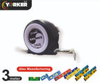 Black White Steel Measuring Tape