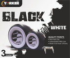 Black White Steel Measuring Tape