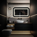 Flex-Aura Extendable Accordion Mirror | Smart LED Lighting | Precision Multi-Axis Mobility