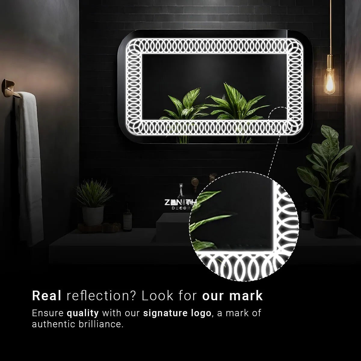 Flex-Aura Extendable Accordion Mirror | Smart LED Lighting | Precision Multi-Axis Mobility