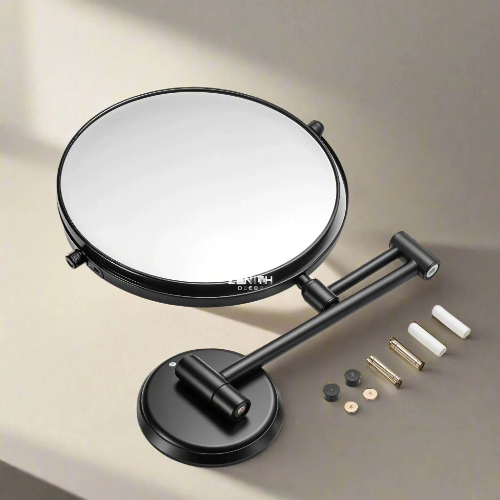 Apex Precision Extendable Mirror | Dual 3X & 5X Magnification | Shatterproof Architectural Glass