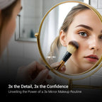 Apex Precision Extendable Mirror | Dual 3X & 5X Magnification | Shatterproof Architectural Glass