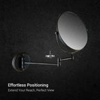 Apex Precision Extendable Mirror | Dual 3X & 5X Magnification | Shatterproof Architectural Glass