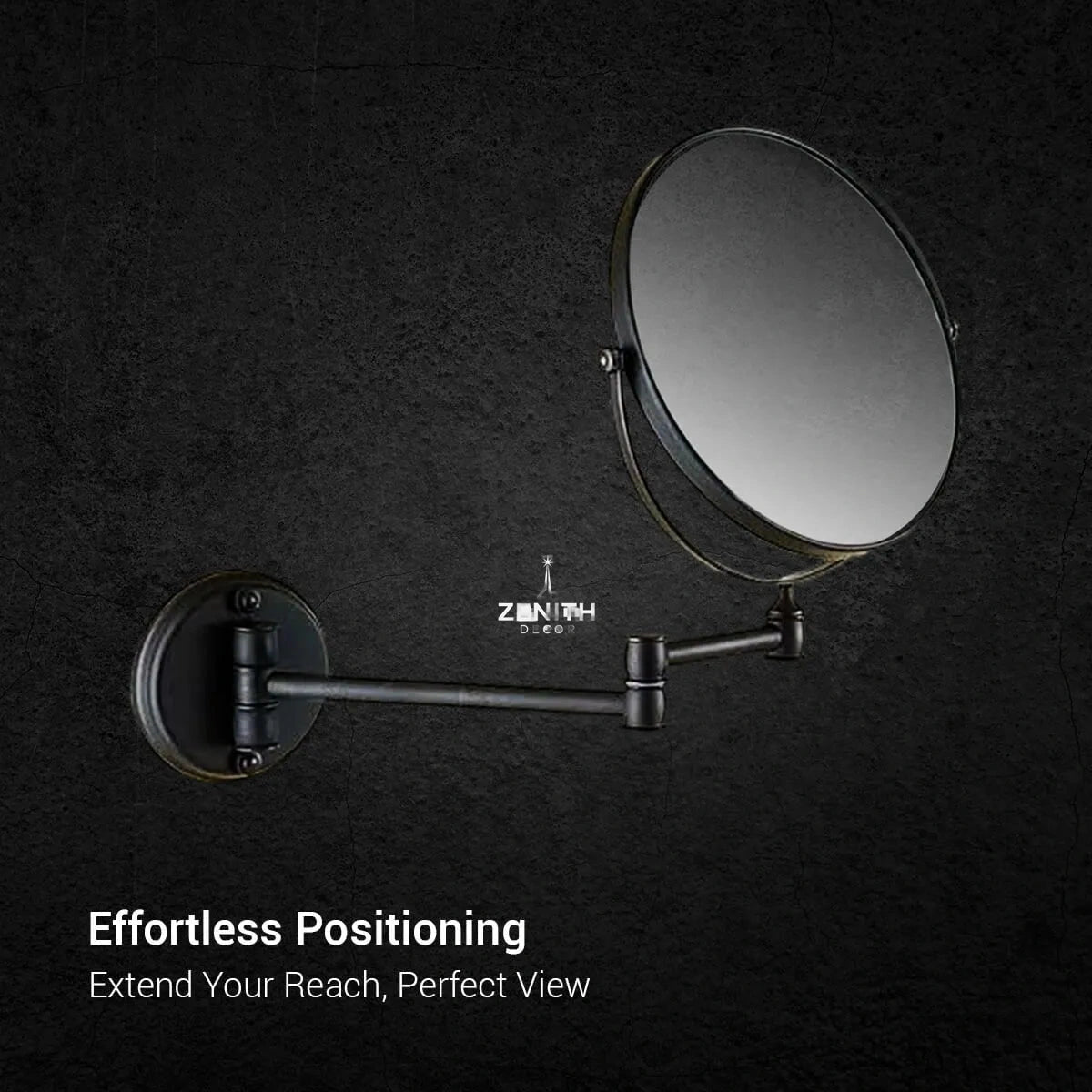 Apex Precision Extendable Mirror | Dual 3X & 5X Magnification | Shatterproof Architectural Glass