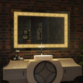 Hellenic Meander LED Mirror | Architectural Border Design | Smart Multi-Sensor Technology