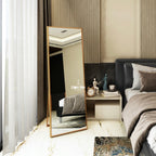 Stride Slimline Full-Length Mirror | Grade 304 Stainless Steel | Architectural Standing Mirror
