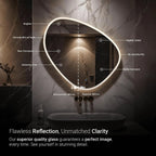 Enigma Sculptural LED Mirror | Asymmetric Backlit Silhouette | Smart Multi-Tone Ambient Lighting