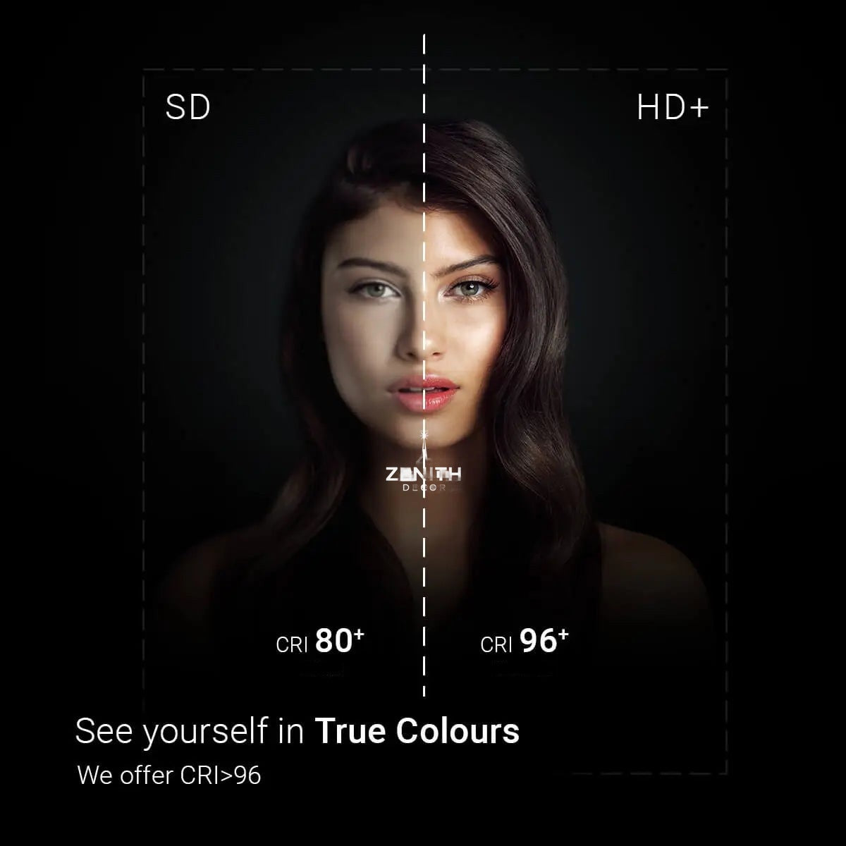 Ethereal Halo Backlit Mirror | Circular Architectural Glow | Multi-Sensor Smart LED Customization