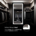 Lumina-Tall Halo LED Mirror | Full-Length Vertical Architecture | Smart Multi-Tone Backlit Design
