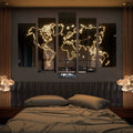 Atlas Mosaic Illumination | World Map LED Wall Art | Fragmented Precision Mirror Installation