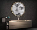 Impulse Kinetic-Metal Mirror | Integrated Motion-Sensor Control | Premium SS-Frame Smart Vanity
