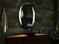 Selene Lunar-Edge Oval Mirror | Crescent Side-Border LED | Smart Multi-Tone Backlit Vanity