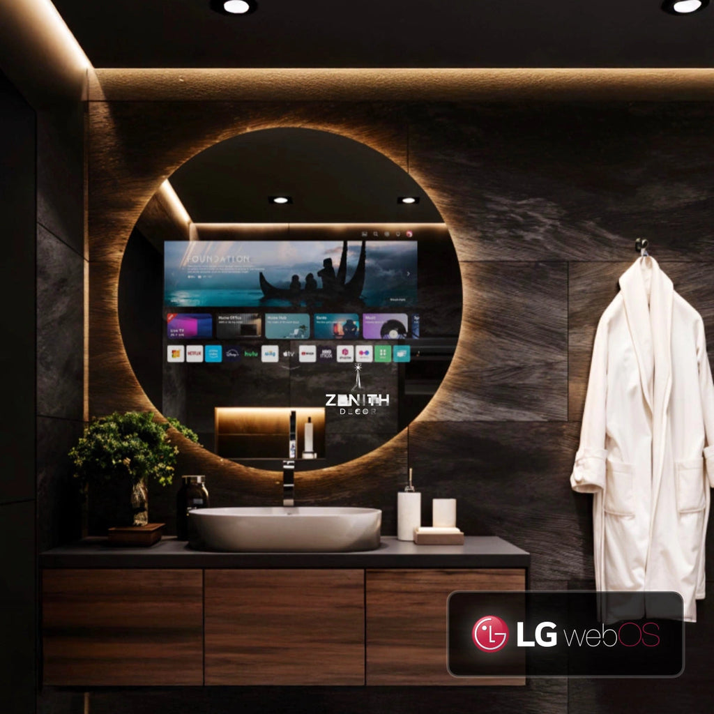 Nexus AI Smart Portal Mirror | WebOS & Android Integration | Voice-Activated WiFi/Bluetooth Command Center