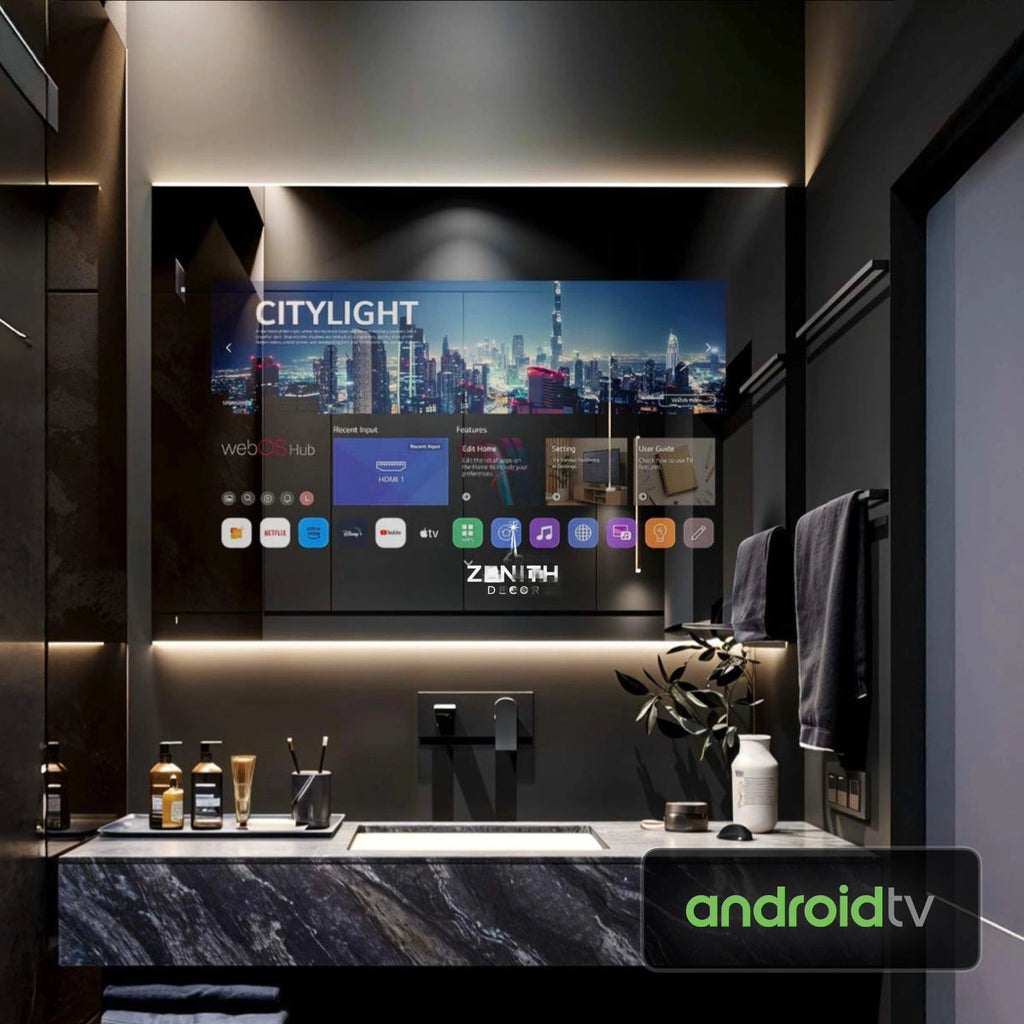 Nexus AI Smart Portal Mirror | WebOS & Android Integration | Voice-Activated WiFi/Bluetooth Command Center