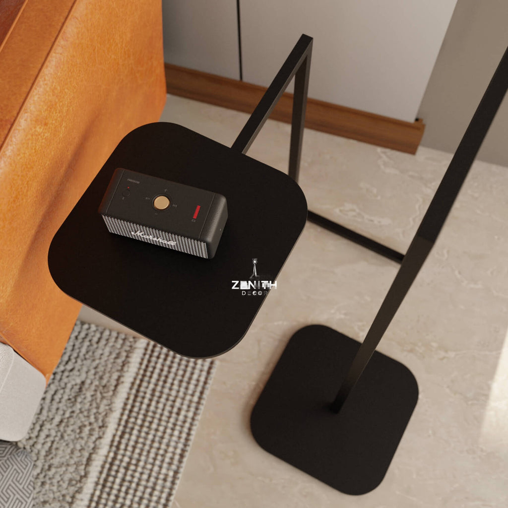 Omni-Plex Geometric Utility Table | Aircraft-Grade Stainless Steel | Waterproof Multi-Purpose Side Stand